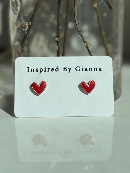 Valentines Collection Love Studs