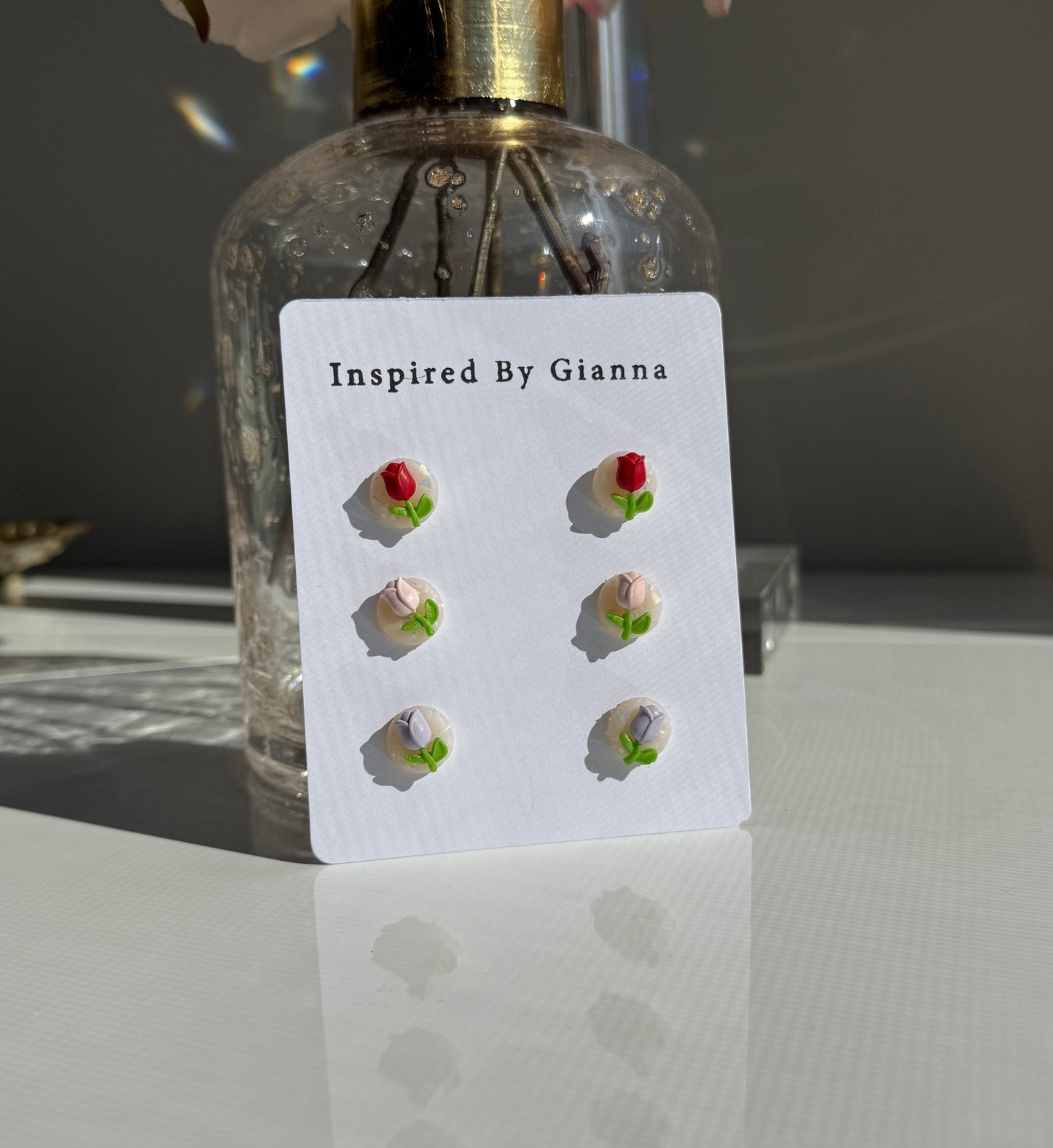 Spring Collection Garden Tulips Studs