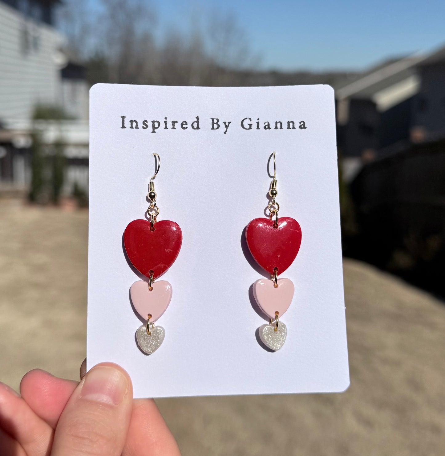 Valentines Collection Triple Love Red