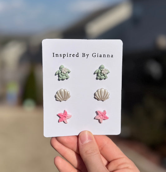 Summer Collection Beach Studs