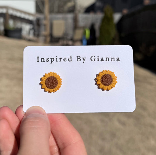 Spring Collection Sunflower Studs