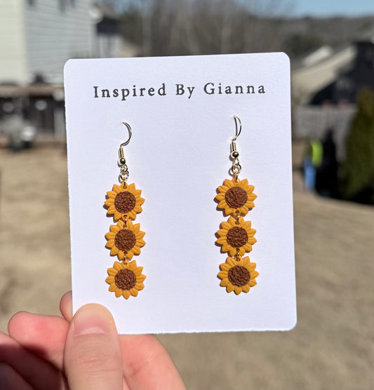 Spring Collection Sunflower Dangle