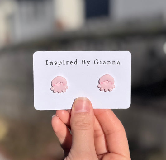 Summer Collection Beach Studs [Octopus, Conch Shell, Whale]